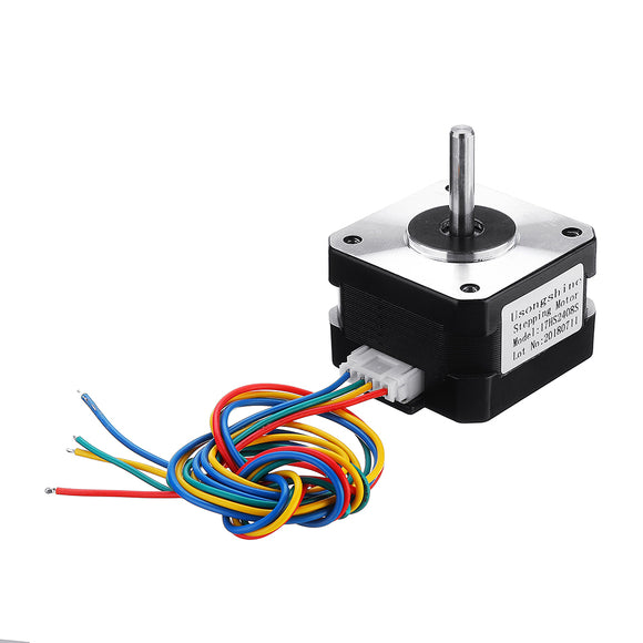 17HS2408S 4-lead 0.6A Nema 17 42 Motor 42BYGH Stepper Motor For 3D Printer CNC Part