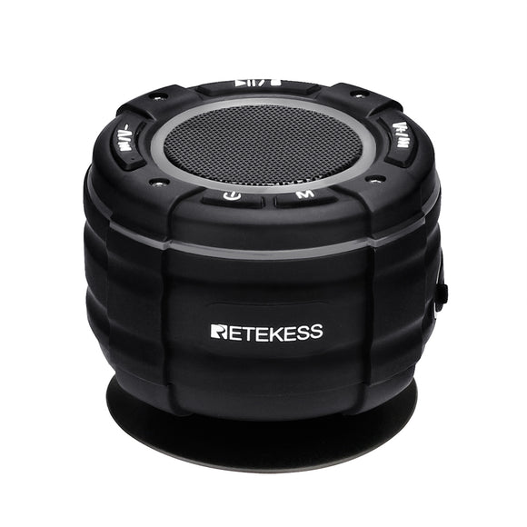 Retekess TR622 87-108MHz FM Radio bluetooth IP67 Waterproof Speaker LED Light Music Player for Dancing Sing Outdoor