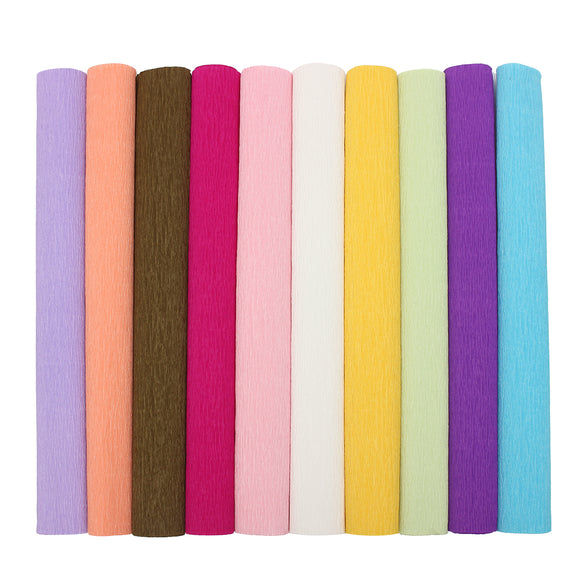 Colorful Crepe Paper Rolls Streamer Wedding Party Supplies Handmade Decoration Paper Art