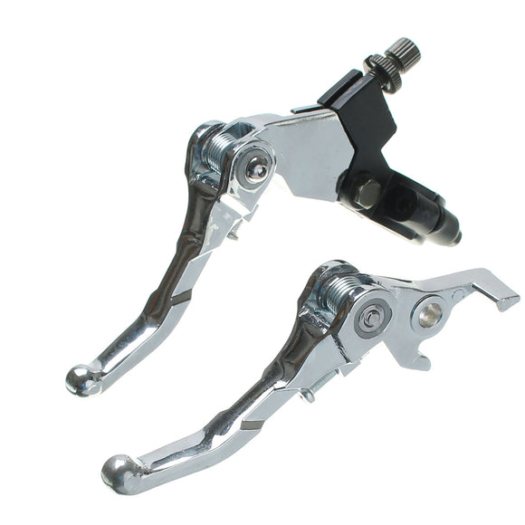 Folding Snap Brake Grip Lever Clutch Alloy For 110cc 125cc 140cc Pit Bike