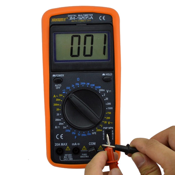 JAKEMY JM-9205A Digital Multimeter Electrical Measuring Instrument Digital Meter
