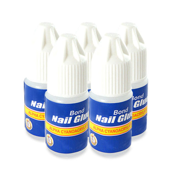 5 X 3g Pro Nail Art False Manicure Nail Tip Glue Gel