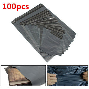 100pcs Poly Mailers Envelopes Shipping Packing Plastic Self Seal Ring Bags