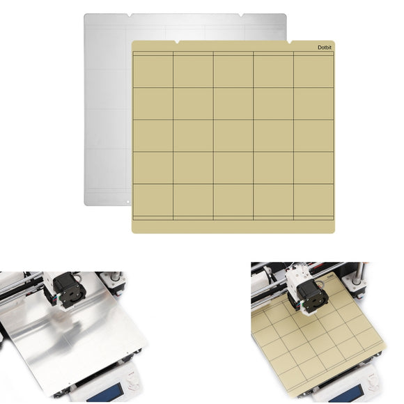 253.8x241mm Mk3 Mk52 Heated Bed Sheet + Platform Sticker With 3M Backing Glue For 3D Printer Part