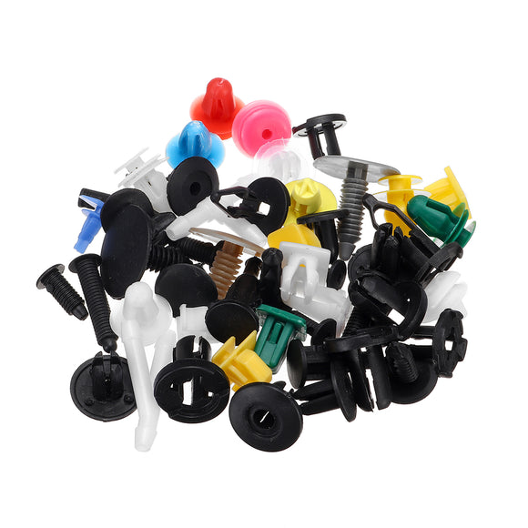 200PCS Car Door Panel Bumper Rivet Retainer Car Fastener Clip Trim