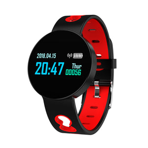 XANES Q07 0.96 Touch Screen Waterproof Smart Watch Heart Rate Monitor Fitness Smart Bracelet"
