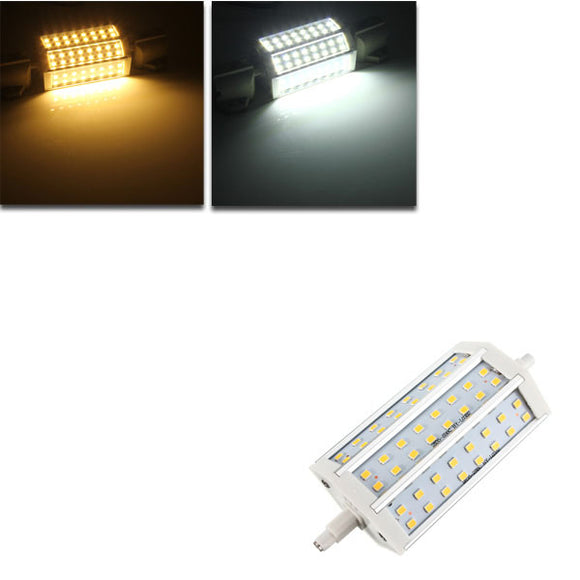 R7S Dimmable LED Bulb 8W 118MM SMD 2835 48 Pure White/Warm White Corn Light Lamp AC 85-265V