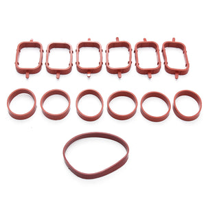 6PCS Set INTAKE MANIFOLD GASKET INLET FOR BMW E39 E46 E60 E61 E65 E66 E90 E91 E53