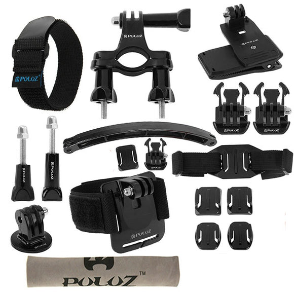 PULUZ 24 in 1 Bike Mount Screw Combo Kit for Gopro SJCAM Yi Xiaomi Mijia DJI Action Camera