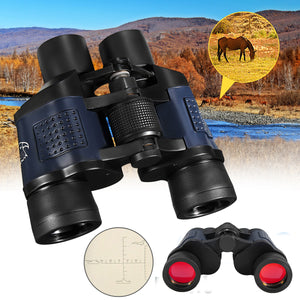 60x60 Optical Binocular Low Light Level Night Vision Telescope HD High Clarity 3000M