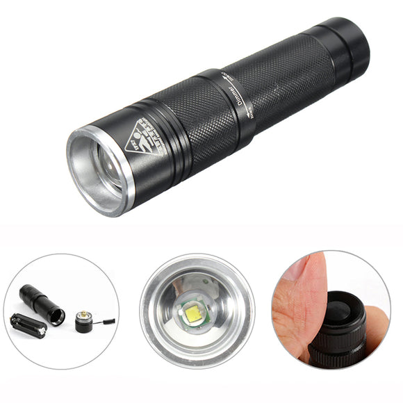 Elfeland D80 XM-L T6 3Modes Waterproof Diving LED Flashlight 10M 18650/AAA