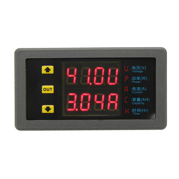 VAM-9020 Dual Display Digital Volt Meterr Voltage Meter DC Power Ammeter Capacity Table