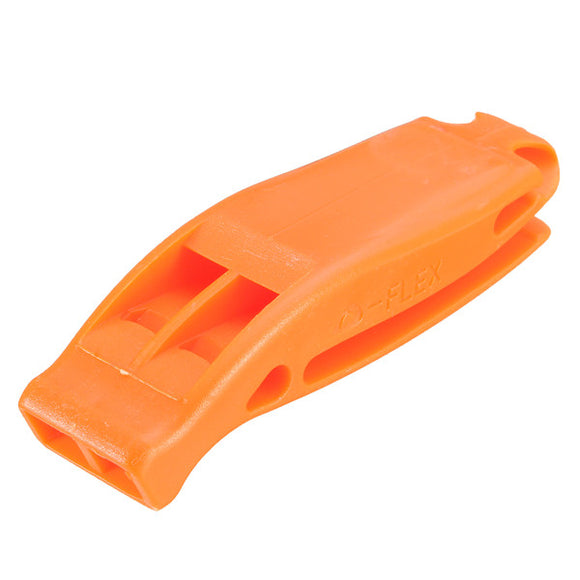 EDC Plastic Double-frequency Sports Competition Whistle Emergency Tool