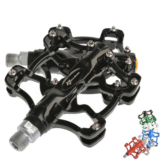 ROCKBROS Mountain Bike Pedals Double Bearing Aluminum Alloy Pedals