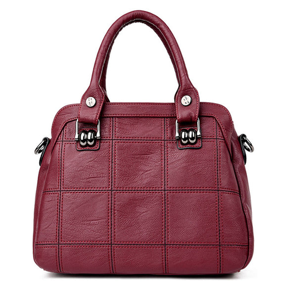 3 Main Pockets Women Casual  Handbag Crossbody Bag