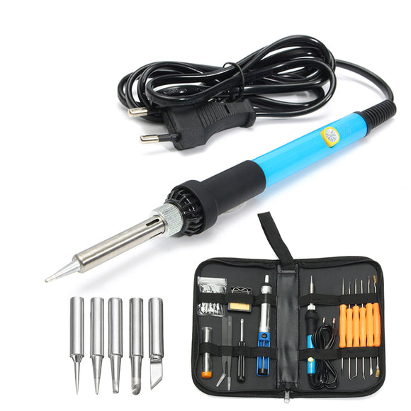 DANIU Professional 110V/220V 60W Adjustable Temperature Welding Solder Soldering Iron Tool Kit