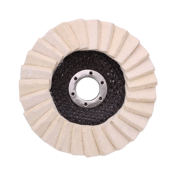 Drillpro 130mm Stianless Steel Wool Felt Flap Polishing Wheel Disc Angle Grinder Buffing Pads For Medical Glass Marble Metal