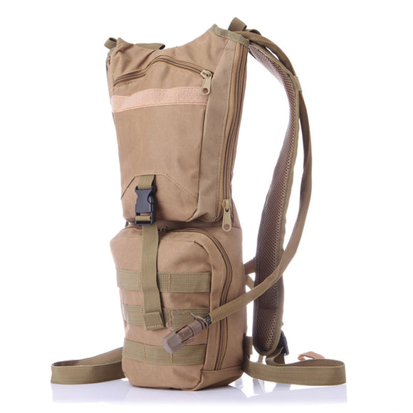 Men Nylon C amelbak Backpack Tactical Hydration Pack with 3L Bladder for Hiking, Biking, Climbing