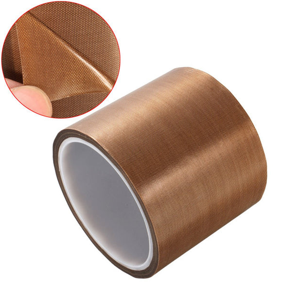 80mmx10m Adhesive PTFE Tape Heat Resistant High Temperature Insulation Tape