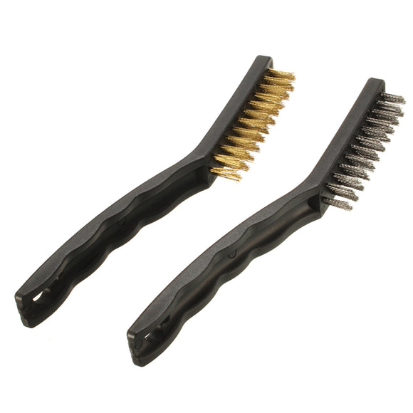 9 Inch Professional Blade Brush Black Nylon Bristles Cleaning 2Pcs