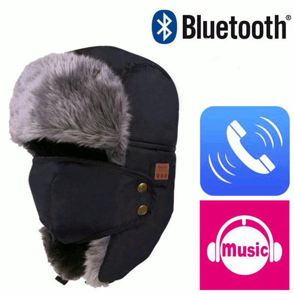 Winter Warm Beanie Ski Hat Wireless bluetooth Smart Cap Headset Headphone Speaker Mic Music