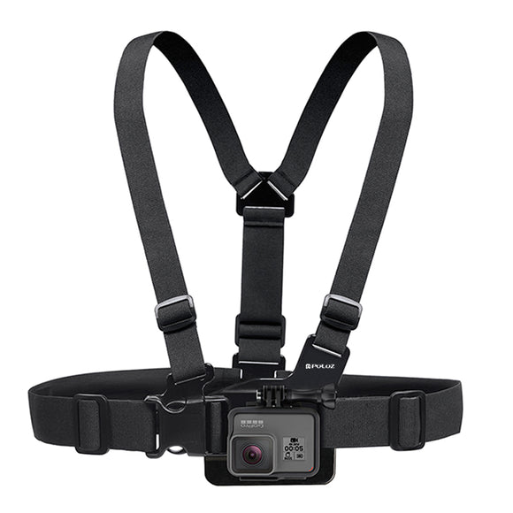 PULUZ Adjustable Chest Belt Body Strap Mount for Action Sport Camera