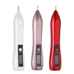 LCD 9 Gear USB Electric Rechargeable Mole Pen Warts Freckle Tattoo Scars Removal
