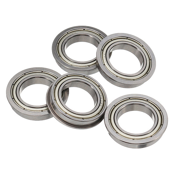 5pcs F6802ZZ Flange Ball Bearings 15x24x5mm Deep Groove Ball Bearings