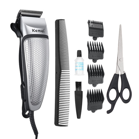 Kemei KM-4639 Electric Hair Clipper 2H Quick Charge Men Trimmer Shaver Barber Grooming Cut Kit