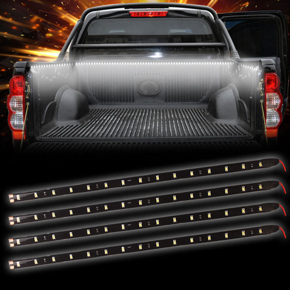 47Inch 2835 60LED Car Tailgate DRL Flexible Strip Light Brake Turn Signal Lamp Bar for Truck