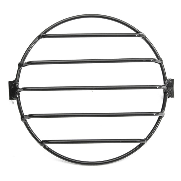 6.4inch Retro Grill Motorcycle Headlight Cover For Yamaha Suzuki Kawasaki