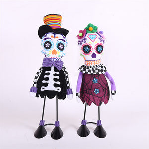45cm Halloween Stuffed Plush Toy Party Decoration Skeleton Doll
