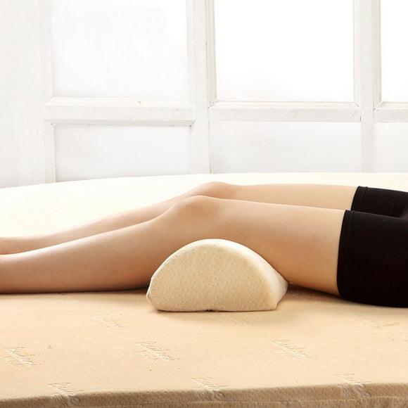 Slow Rebound Memory Foam Sleeping Lumbar Pillow Waist Neck Support Knee Cushion