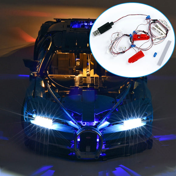 DIY LED Light Lighting Kit ONLY For LEGO 42083 Bugatti Chiron Technic Set Bricks Toy