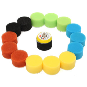 16pcs 2 Inch 50mm Polishing Buffing Pad Kit for Car Polisher