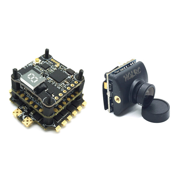 HGLRC XJB F440-TX20.V2-ELF Omnibus F4 FC 40A Blheli_32 ESC 25/100/200/350mW VTX 600TVL FPV Camera