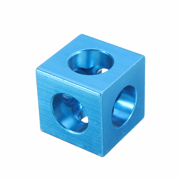 Machifit Three Way Cube Connector for 2020 V-slot Aluminum Extrusions Profile Blue