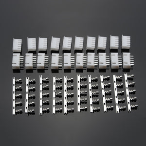 Excellway 10sets of 4S 5Pin 2.54mm Lipo Balance Jack Connector Plug Diy Housing Model Kit