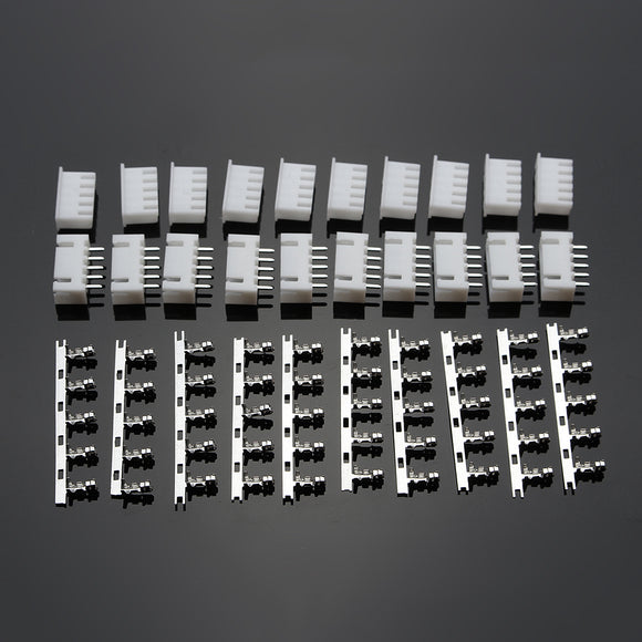 Excellway 10sets of 4S 7Pin 2.54mm Lipo Balance Connector Plug Diy Housing Model Kit