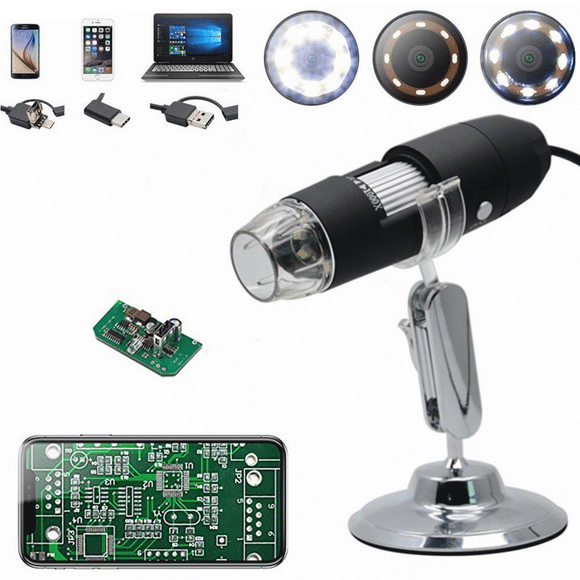 DANIU HD 2.0MP 1000X 3 IN 1 USB Android Type-c Microscope Stereo Electronic Digital Microscope 1920*1