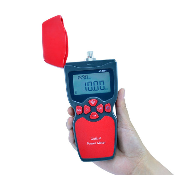 NOYAFA F-900 Handheld Optical Power Meter Dynamometer Support 6 Kinds of Wavelength Optical Fiber Measuring Line Loss Test of Optical Devices