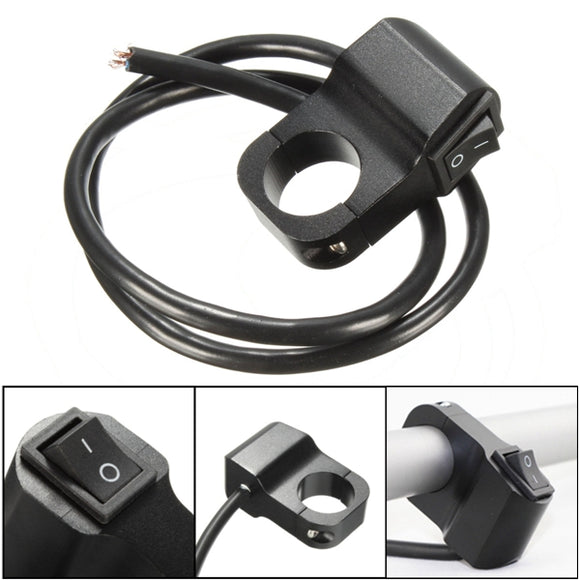 12V 10A 22mm Handlebar ON-OFF Button Horn Switch For Motorcycle ATV Bike