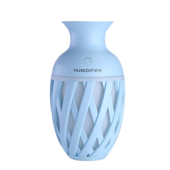 Ultrasonic Vase Cool Mist Maker Humidifier Night Light Air Purifying Nebulizer for Bedroom Baby Birthday Gift