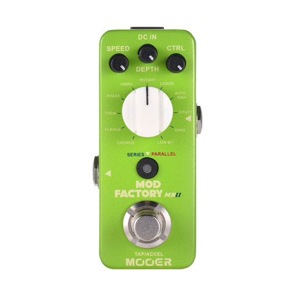 MOOER Mod Factory MKII Guitar Effects Pedal Digital Multi Modulation Pedal with 11 Different Algorithms