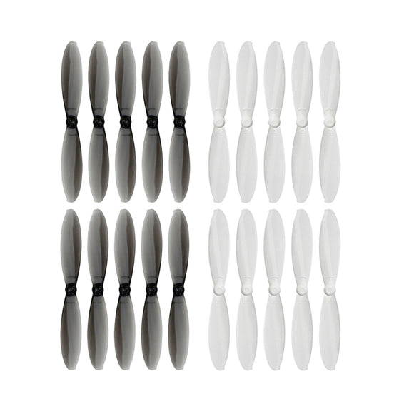 10 Pairs KINGKONG / LDARC 56mm 1.0mm Hole 2-blade Propeller for RC Drone FPV Racing