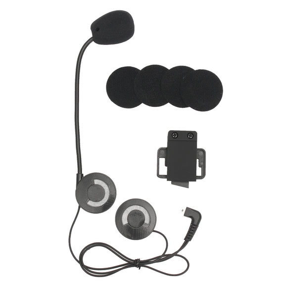 Helmet Headset Speaker For Bluetooth Intercom Motorcycle Interphone FM Radio 500