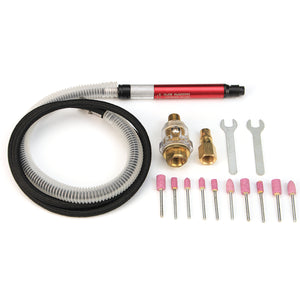 Pro Micro Pencil Air Die Grinder Polish Kit Polisher Engerving Tool Fit Set