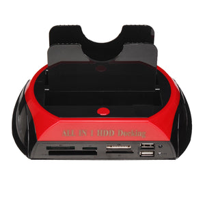 ALL in One HDD Docking Station One Touch Backup 2.53.5" Hard Drive Enclosure USB SATA IDE HDD Case"