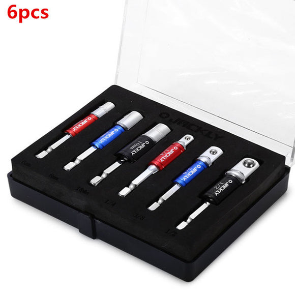 JACKLY 6PCS DB0335AL Nut Adapter Screwdriver Handy Repairing Tool Kit