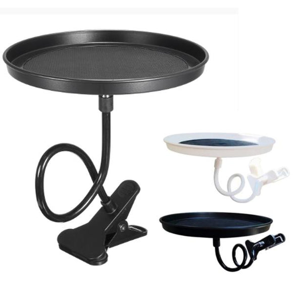 Car Drink Cup Coffee Table Stand Food Tray Clip Swivel Mount Desk Holder